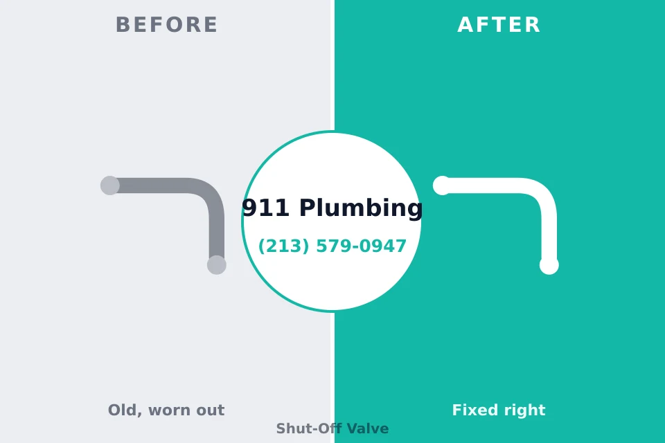 Before and after: plumbing repair Hartsdale, NY